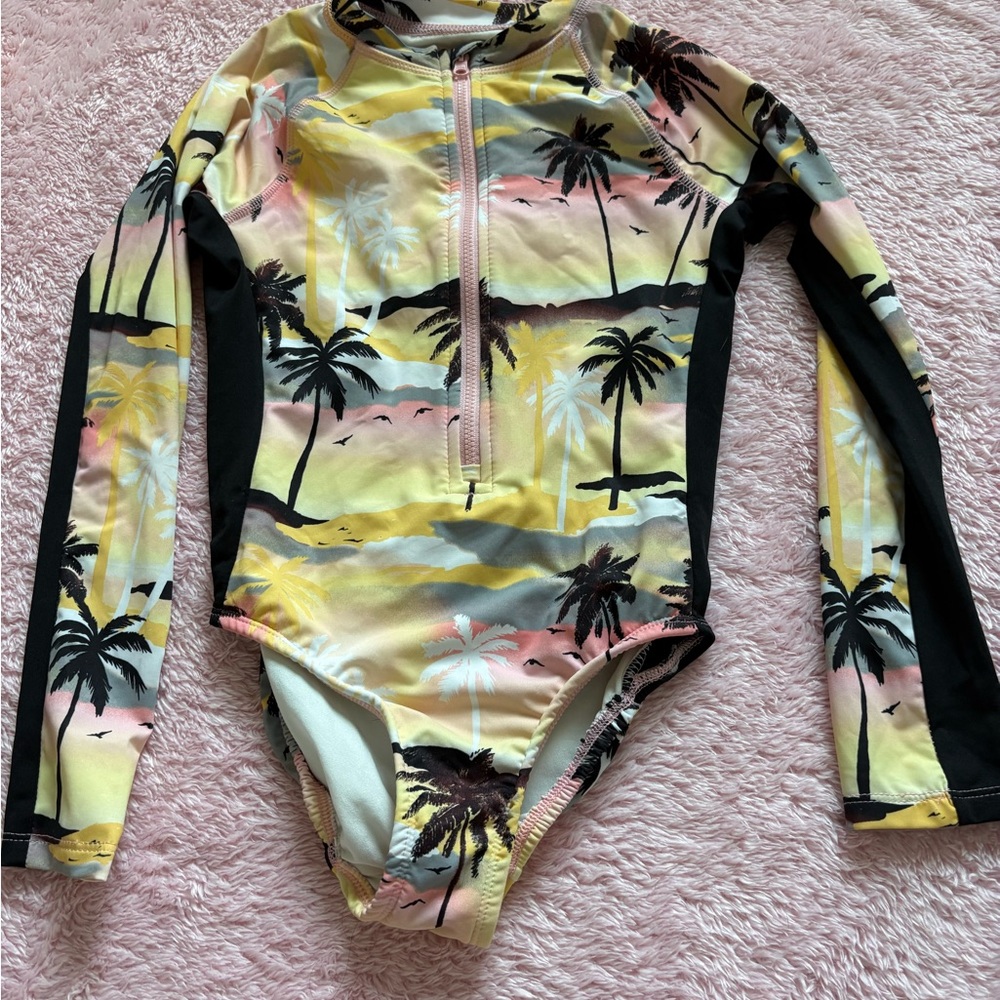 Wonder Nation Kids Rashguard with Palm Print